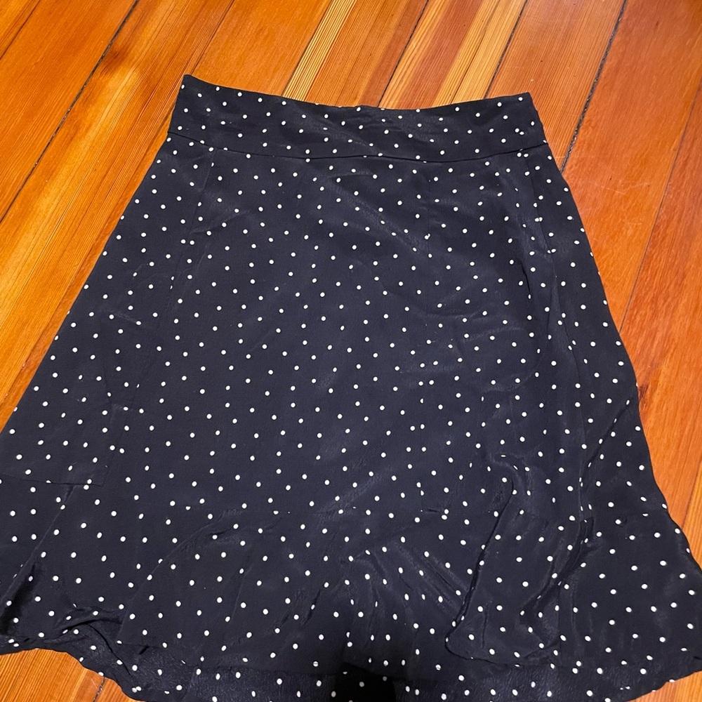Polka Dot Black Skirt